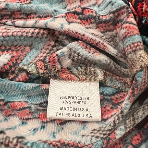 MISA Los Angeles Snakeskin Mosaic Print Swing Dress 1X Long Sleeve Mini Short - Picture 9 of 16